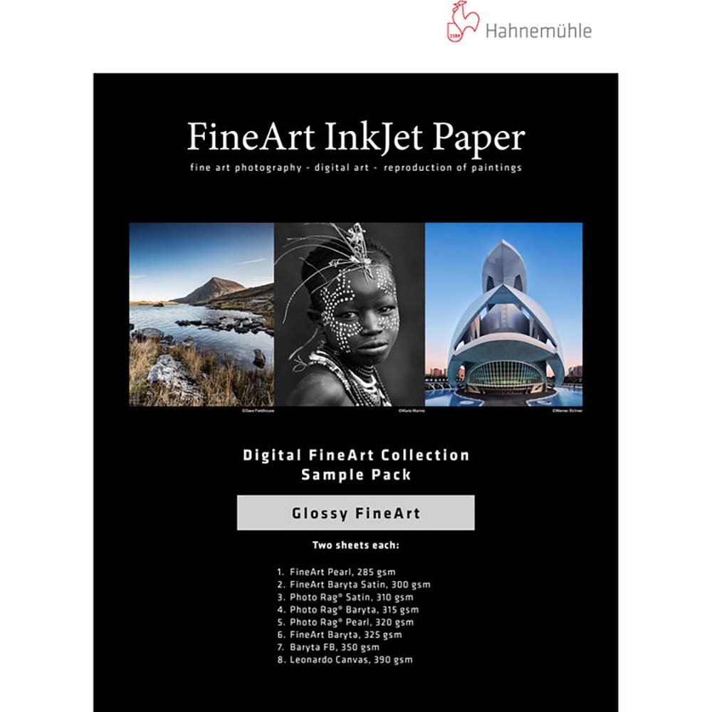 Amazon.com : Hahnemuhle FineArt Glossy Inkjet Paper Sample Pack